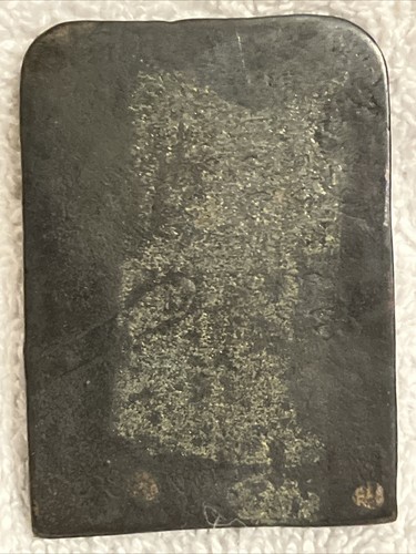 Antique Buddhist Bronze Votive Magic Talismanic Plaque Buddha Enthroned Prayer - Picture 4 of 7