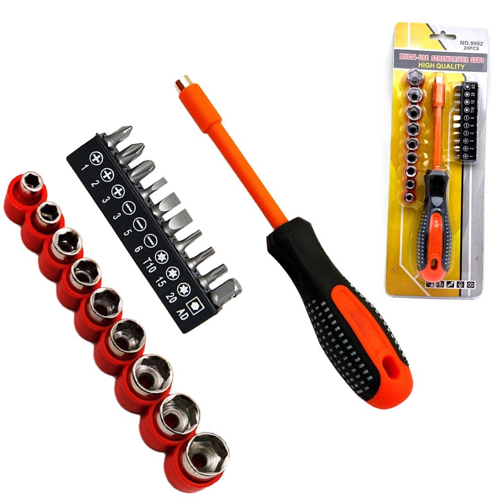 Hex Socket Screwdriver 20-Piece Screwdriver Set System