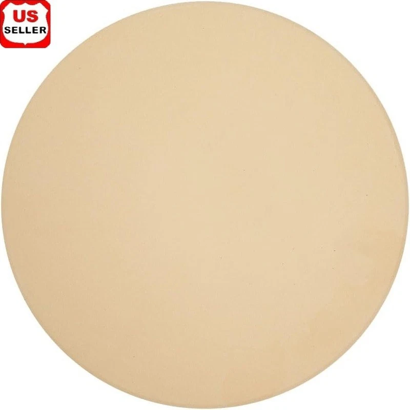Durable 12 Inch Round Pizza Stone Oven Grill Versatile Baking Easy Clean New
