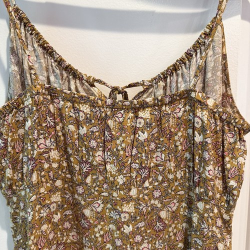 Old Navy Cami Maxi Dress M Sleeveless Summer Cottagecore Babydoll Indie Cute - Picture 3 of 9