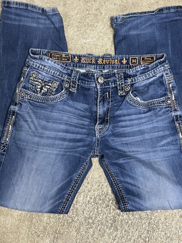 Jeans donna Rock Revival PEVEY relaxed dritto 34/32 sbiadito stone wash - Foto 2 di 8