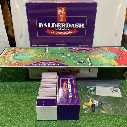 BALDERDASH Hilarious Bluffing Family Board Game 1984 Original Vintage Complete - Picture 2 of 13
