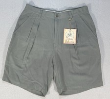 Tommy Bahama Shorts Mens 34 Casino Deck 100 Silk Chino Sandstone NEW