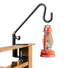 Deck Bird Feeder Hanger for Railing 11inch Hook for Pole Durable 3 Layers Powder