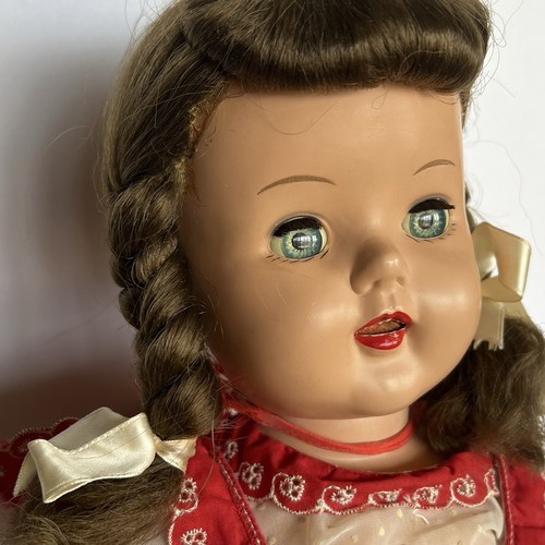 Vintage Artisan Raving Beauty Walking Doll Hard Plastic Sleep Eyes Teeth 19" - Picture 4 of 24