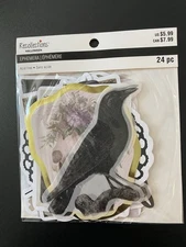 RECOLLECTIONS HALLOWEEN DIE CUT SHAPES EPHEMERA 24 PC SKULL DEAD REGENCY