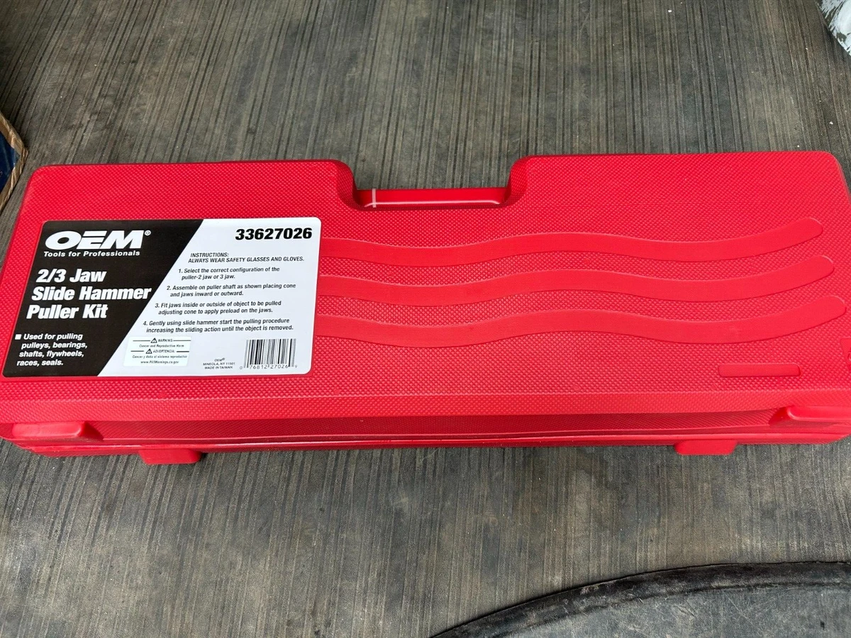 OEM Professional Tools 2 3 Jaw Slide Hammer Puller Kit Set
