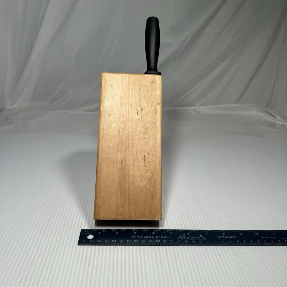 Bloque de cuchillos de madera Henkels 35100-958D con herramienta de afilado (vara) Foto 4 de 4