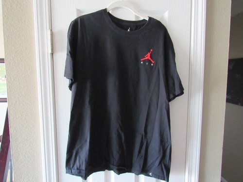 Jordan Brand Black T-Shirt Red Jumpman Size XL