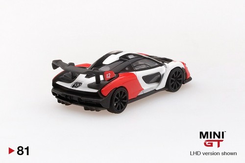MINI GT MCLAREN SENNA ORANGE WHITE #81 - Bild 4 von 4