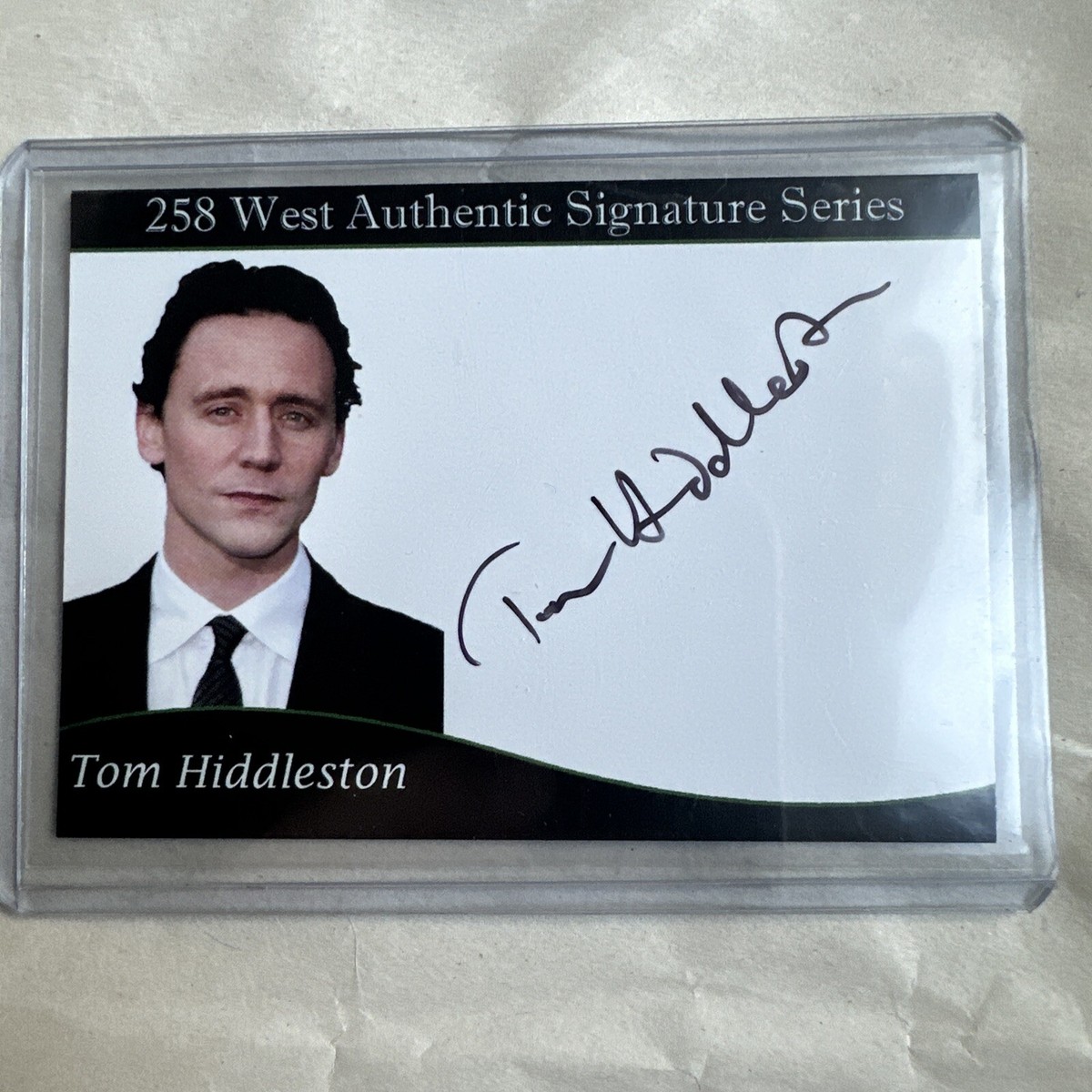 SDCC 258 West Authentic Signature Series LOKI TOM HIDDLESTON
