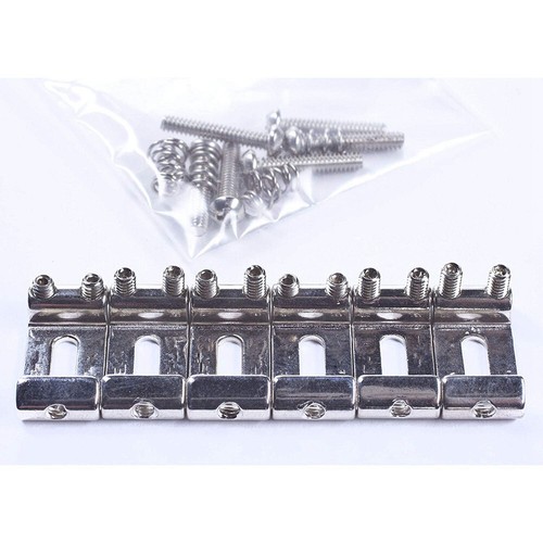 6x Selle Ponte Chitarra Roller Vibrato Tremolo per ST Stratocaster Teleecaster - Foto 7 di 7