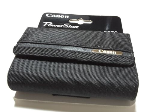 Funda para cámara Canon PowerShot de lujo suave PSC-2070 negra para serie Elph y A - Imagen 1 de 9