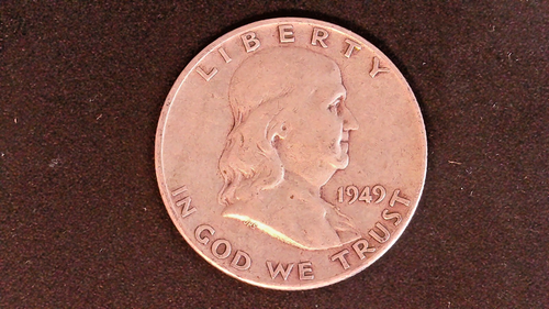 1949-S Circulated Franklin Half Dollar