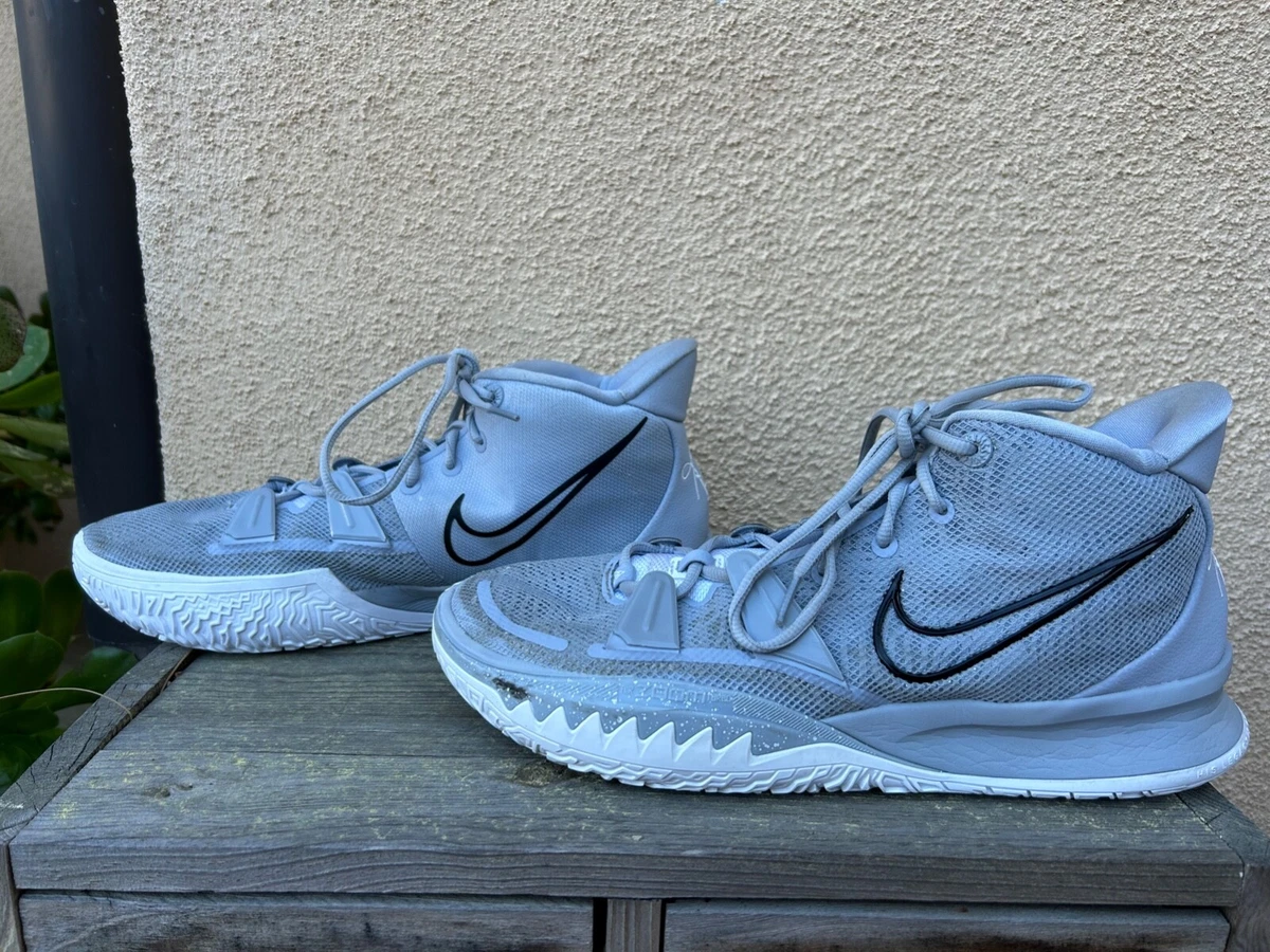 Size 10.5 Nike Kyrie 7 TB Promo Wolf Cool Grey Black Basketball Shoes DM5042-003 Nike Kyrie 7 TB Promo Wolf Grey Black Basketball DM5042-003  main image 4