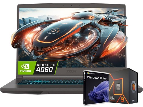 Portátil para juegos MSI Thin A15 15.6" 144Hz AMD Ryzen 9 8945HS RTX 4060 64GB 4TB SSD