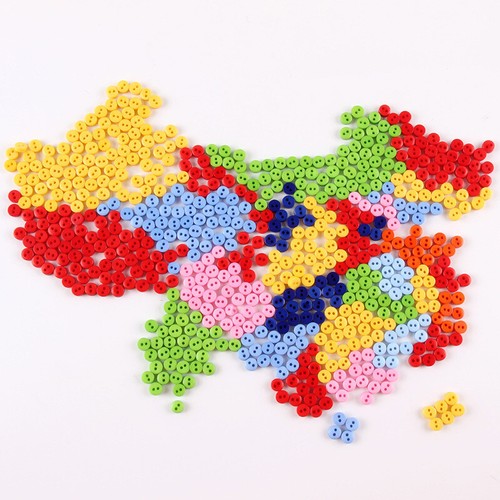 200pcs 6mm Mini Buttons Round Resin Doll Clothing Sewing Handmade 2 holes DIY - Picture 3 of 17