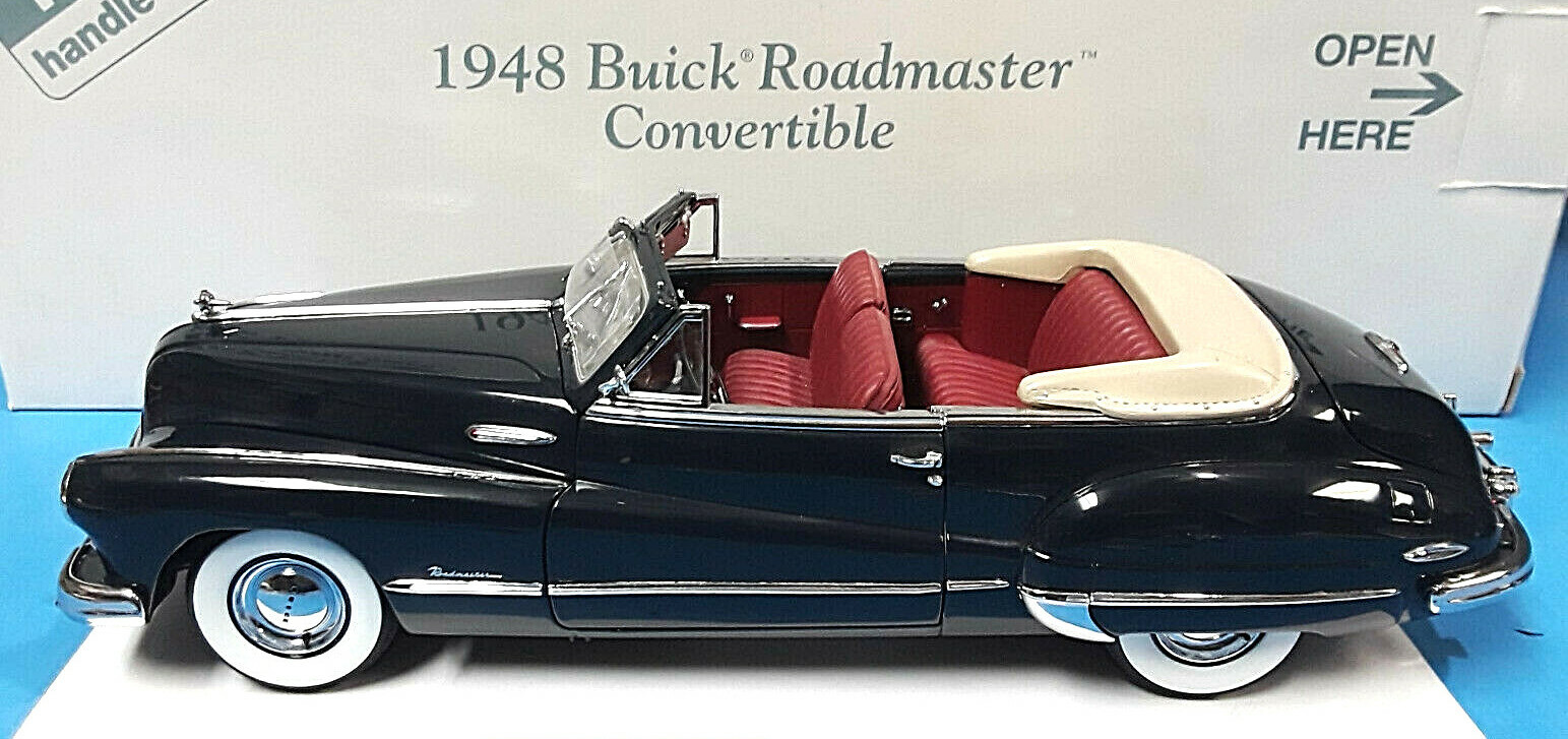 Danbury Mint 1948 Buick Roadmaster conv 1 24 w Box,title,etc 48 excellent Blau Danbury Mint 1948 Buick Roadmaster conv 1 24 w Box,title,etc 48 excellent Blau