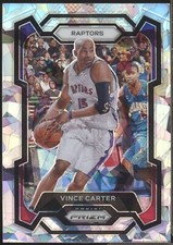 2023-24 Panini Prizm Vince Carter ICE PRIZM #195 Toronto Raptors