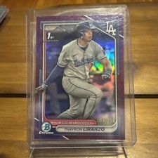 2024 Bowman Draft - Chrome Purple Refractor #BDC-4 Thayron Liranzo /250 (RC)