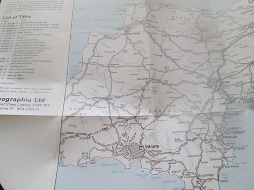 Geographia DEVON Guide book with folded map 1982 - Picture 2 of 5