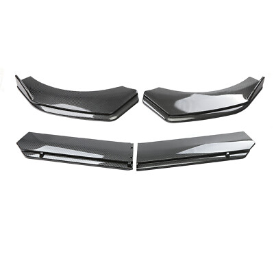 2018-2020 Honda Accord Front Bumper Lip Body Kit Spoiler Splitter Glossy BLK | Bolt-On | PU | Lower | 1 Year Manufacturer Warranty | Black