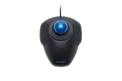 Kensington Orbit Optical Mouse Trackball Scroll Ring Wrist Rest - Picture 2 of 4