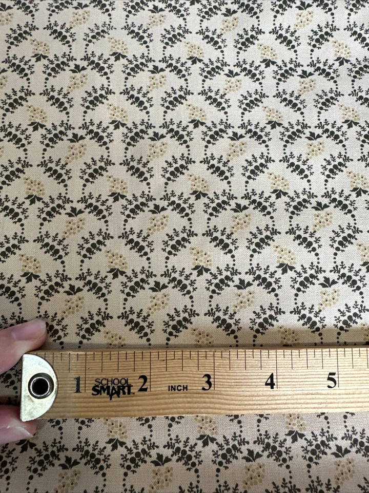 4 YARDs Tan fabric Canterbury By Country Essentials 45” Wide Connecting Threads - Image 2 of 4