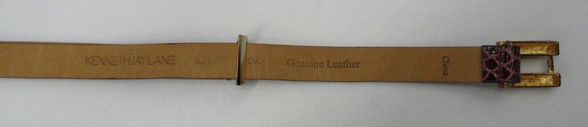 Kenneth Jay Lane Purple Adjustable Belt Purple One Size Belts for Women for sale | eBay main image 2