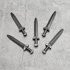 5pack Roman Soldier Sword Blocks Weapons Accessories for Minifigures GA4b332