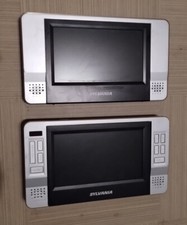 USED Sylvania SDVD8727, 7-Inch Dual Screen Portable DVD System W/O Accessories