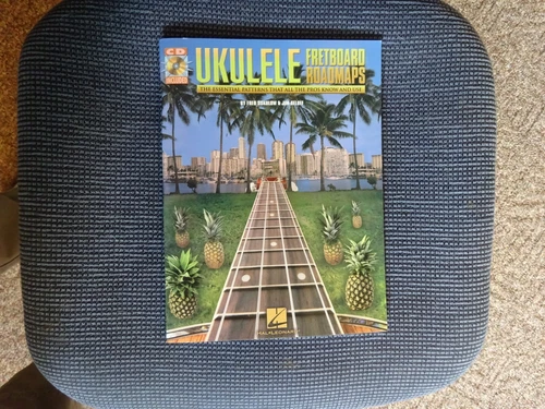 Ukulele Fretboard Roadmaps book, chords, songs, and CD