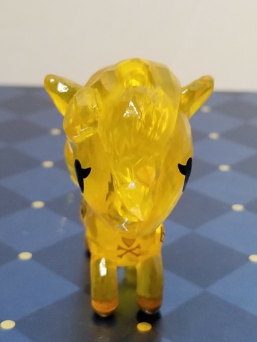 RARE TOKIDOKI UNICORNO SERIES VINYL FIGURINE NO BOX 3" CLEAR YELLOW - Bild 8 von 9