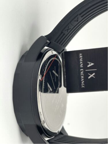 Reloj Pulsera Armani Exchange AX7105 Hombre Negro Caja Acero Inoxidable Analógico Redondo - Imagen 10 de 12