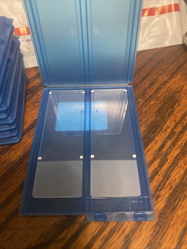 10 pcs Microscope Slide Mailers or Storage Cases With 2 Slides - Picture 2 of 4
