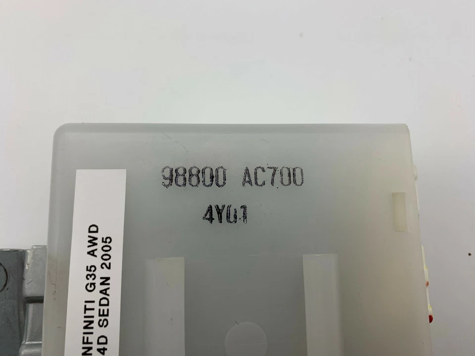 Assento dianteiro sob painel controle módulo de energia fabricante de equipamento original 03-08 Infiniti G35 AWD 4D sedã - Imagem 4 de 4