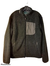 Woolrich 16403 High Point Jacket Berber Sherpa Full Zip Hem Cord Outdoor Size XL