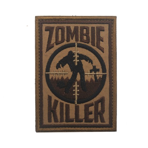 Embroidered KILLER Military Airsoft Hook Loop Patch Backing Fastener Badge - Picture 3 of 9