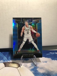 2018-19 Panini Select Jayson Tatum Light Blue Prizm /299 #61