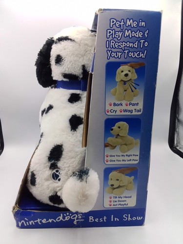 NINTENDOGS BEST IN SHOW plush Dalmatian BARK PANT TILT HEAD GIVE PAW INTERACTIVE - Picture 3 of 13