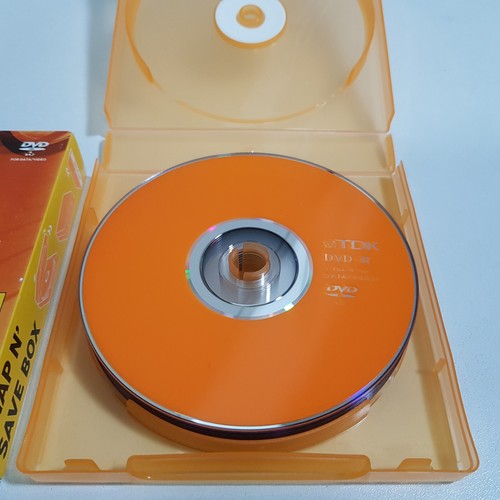 TDK DVD+R Orange 10 recordable snap carry box blank media 16 DVD discs 4.7GB - Picture 10 of 17