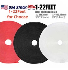 Feet Heat Shrink Tube 3:1 Double wall Wire Cable Insulation kit 1-22FT