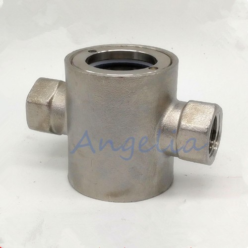 3/4" BSP SUS 304 Sight Flow Concentric Plastic Impeller flow indicator - Picture 3 of 3