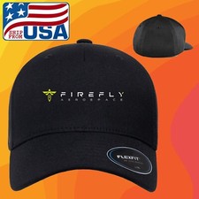 Firefly Aerospace Black Hat Baseball Cap Size S/M and L/XL