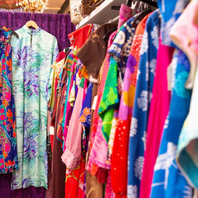 We love vintage clothing!
