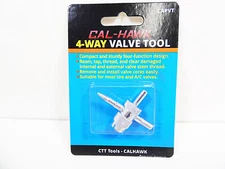 Valve Stem Removal Tool Core Ream Thread Tap Install Stems Tire Tube Cal-Hawk  