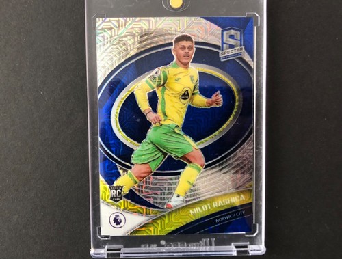 2021-22 PANINI CHRONICLES PREMIER LEAGUE MILOT RASHICA RC #’D /16 MOJO PRIZM
