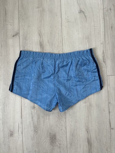 Adidas 1980s Running Nylon Shorts Made in West Germany size D7 (L) Light Blue - Picture 3 of 12
