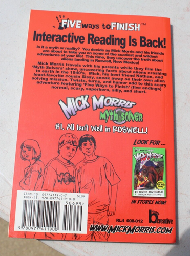 3 Suspense Mystery Kids Chapter Books - Mick Morris Myth Solver #1, 2, 4 Signed - Picture 7 of 15