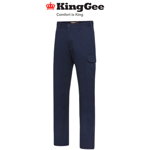 KingGee Mens Basic Stretch Cargo Pants 